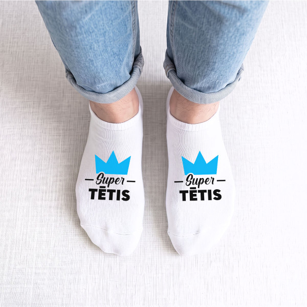 Īsās vīriešu zeķes "Super tētis"