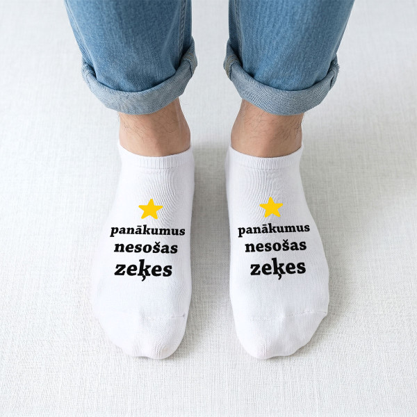 Īsās vīriešu zeķes "Veiksmes zeķes"