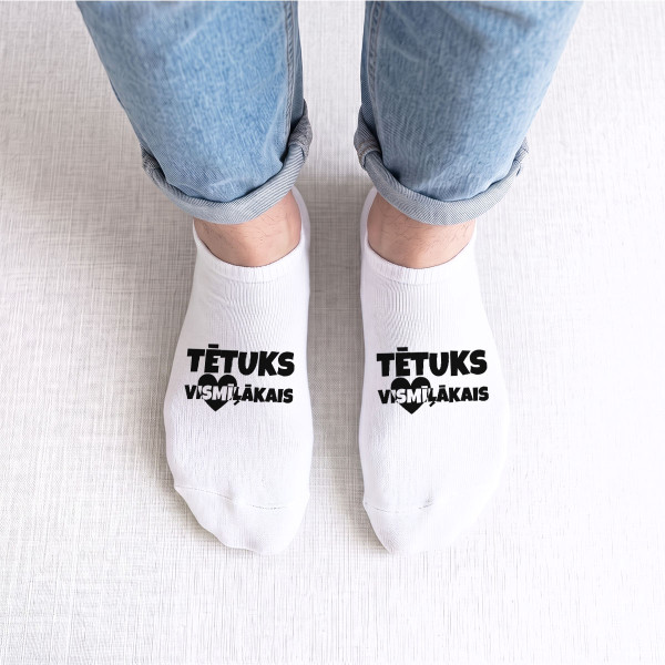 Īsās vīriešu zeķes "Vismīļākais tētuks"