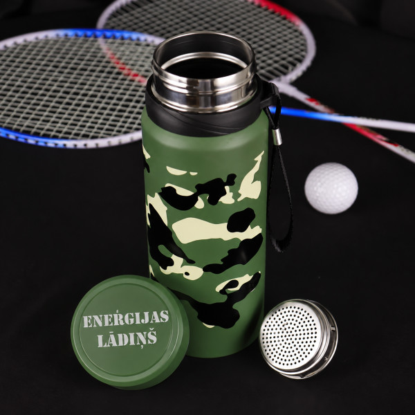 Kamuflāžas termoss "Enerģijas lādiņš", 800ml