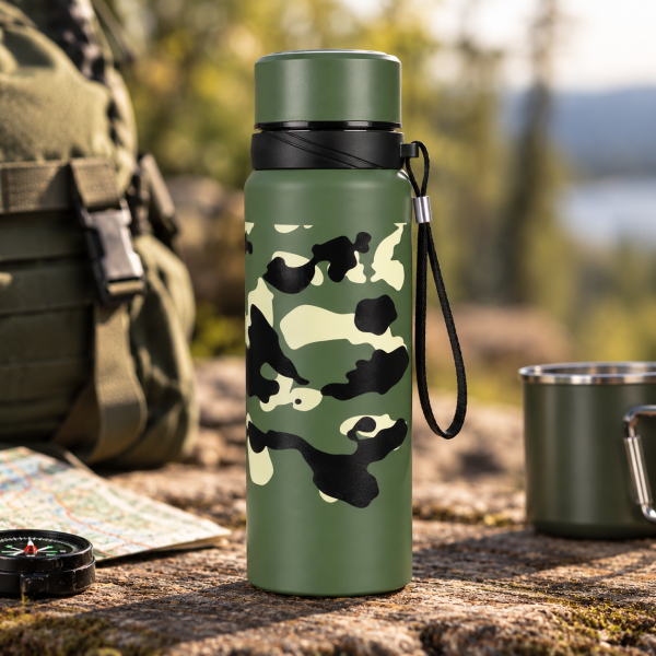 Kamuflāžas termoss "Speciālā misija", 800ml