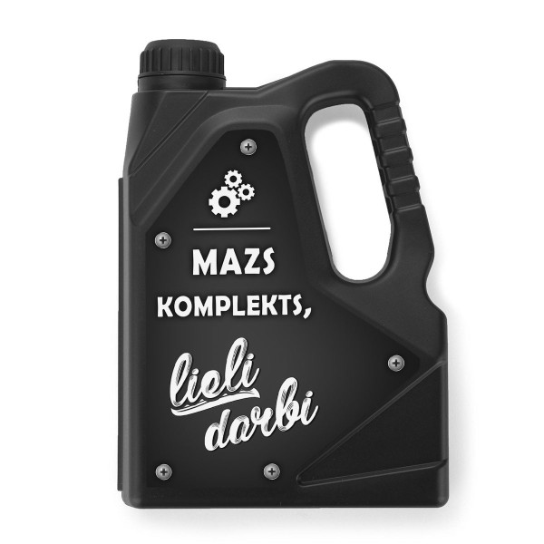 Kanistras formas instrumentu komplekts "Mazs komplekts, lieli darbi"