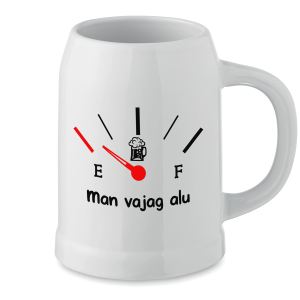 Keramikas kauss "Man vajag alu" Keramikas kauss "Man vajag alu"