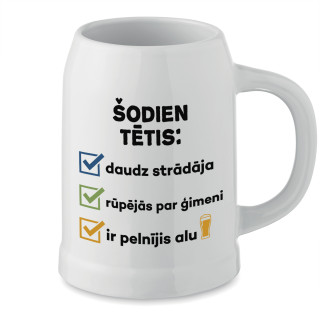 Keramikas kauss "Šodien tētis..."
