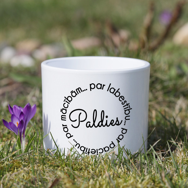 Keramikas pods "Paldies skolotājam"