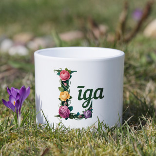 Keramikas puķupods "Līga"