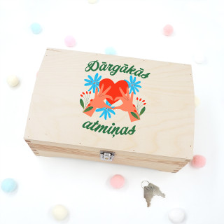 Koka kastīte "Dārgākās atmiņas"