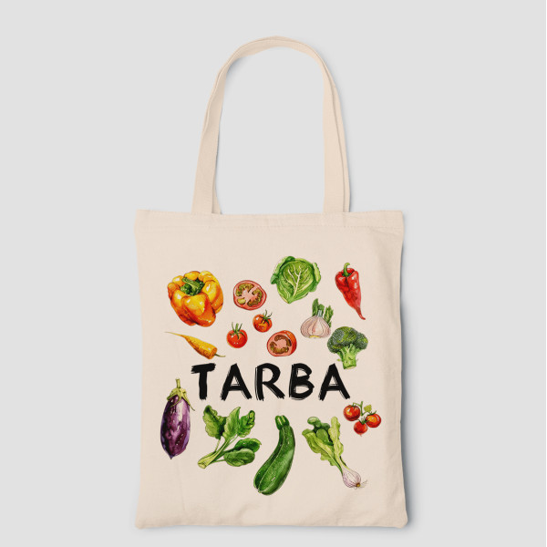 Kokvilnas iepirkumu maisiņš "Tarba"
