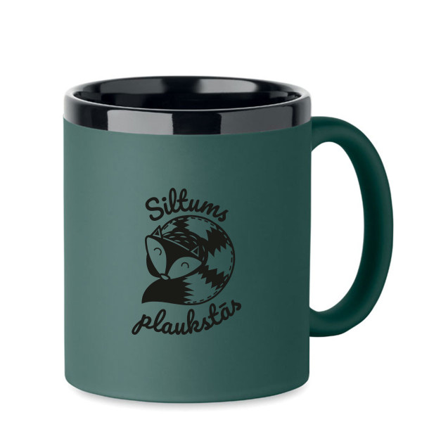 Krūze ar gravējumu "Siltums plaukstās"