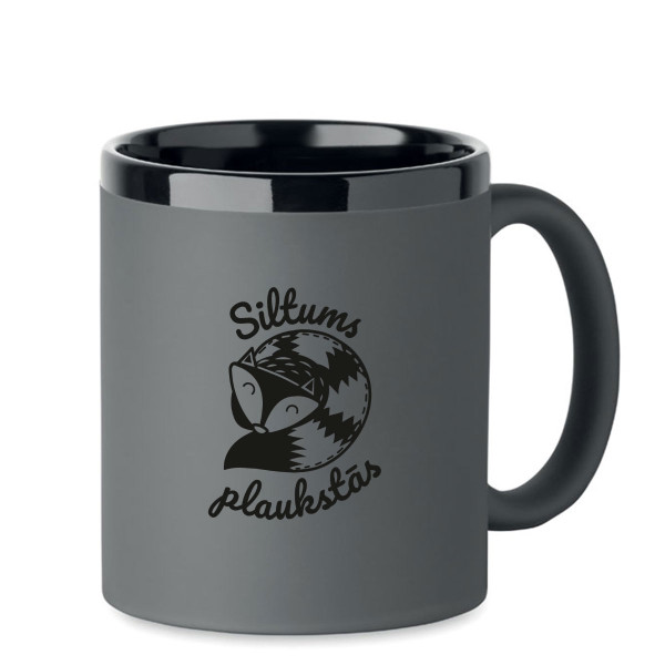 Krūze ar gravējumu "Siltums plaukstās"