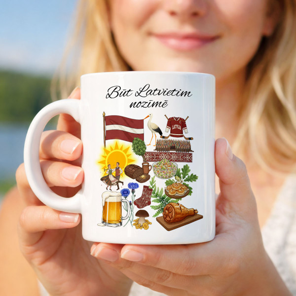 Krūze "Būt latvietim nozīmē"