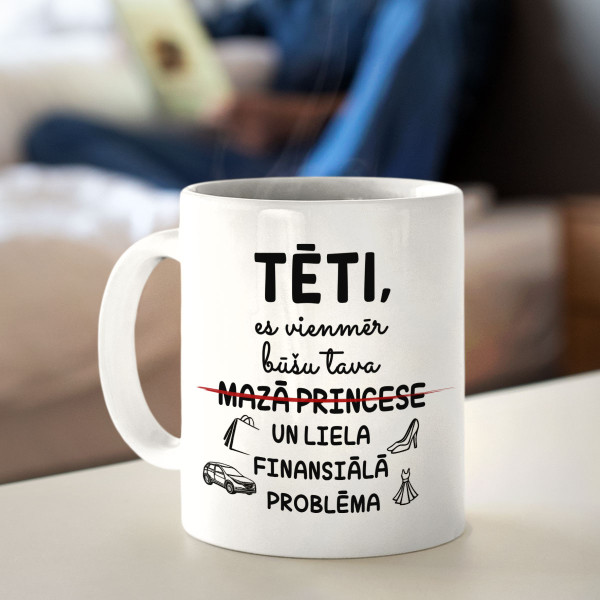 Krūze "Tēta finansiālā problēma"