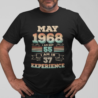 T-krekls "Experience" ar datumu pēc Jūsu izvēles