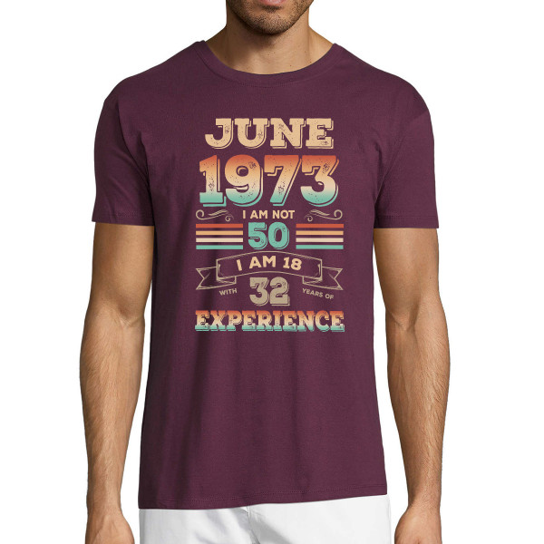 T-krekls "Experience" ar datumu pēc Jūsu izvēles