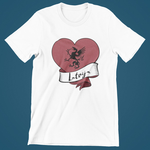T-krekls "Latvijas sirds"