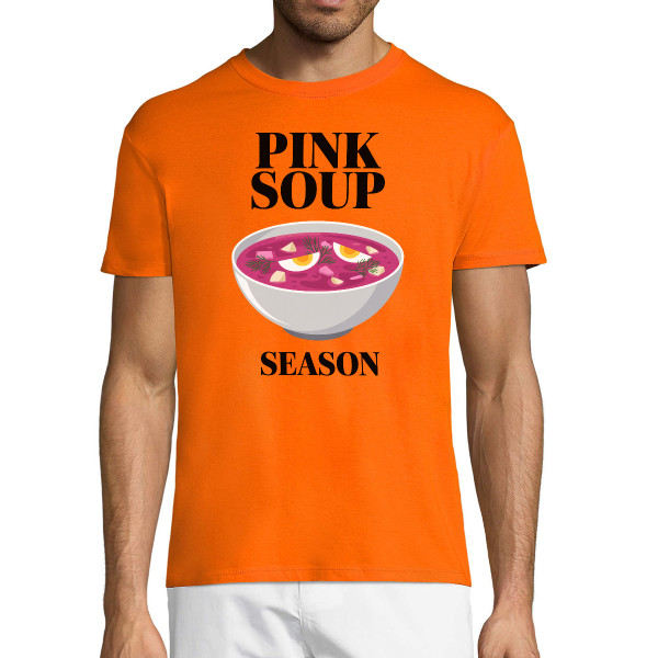 T-krekls  "Pink soup season"