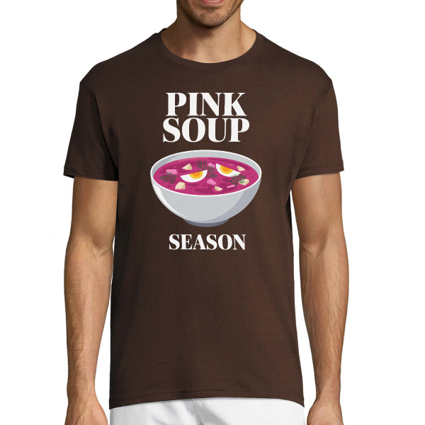 T-krekls  "Pink soup season"