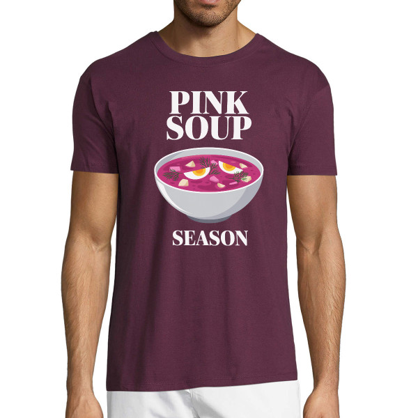 T-krekls  "Pink soup season"