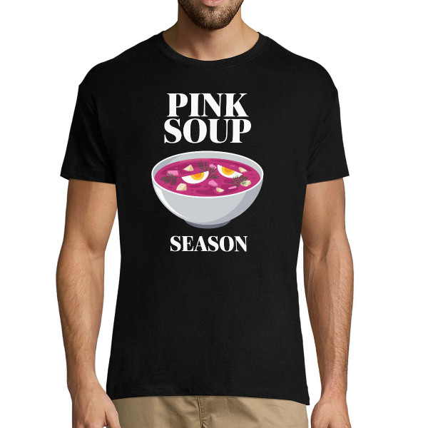 T-krekls  "Pink soup season"
