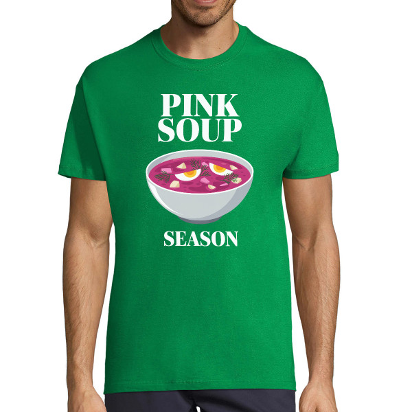 T-krekls  "Pink soup season"