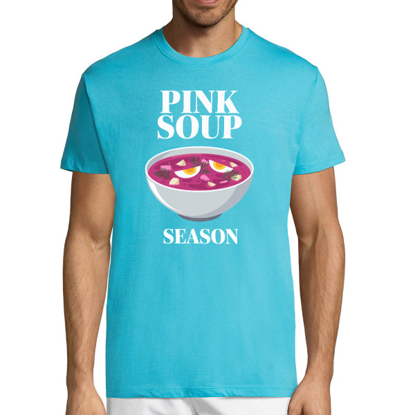 T-krekls  "Pink soup season"