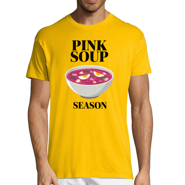 T-krekls  "Pink soup season"