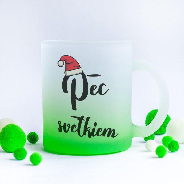 Matēts stikla kauss "Pēc svētkiem"