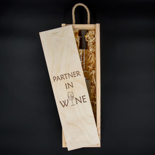 Koka kaste pudelei "Partner in wine"