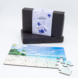Koka puzle "Moment" ar fotogrāfiju pēc Jūsu izvēles (25x17cm)