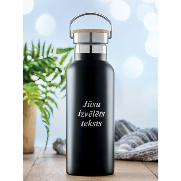 Metāla blašķe "HELSINKI" ar Jūsu gravētu tekstu (500ml)