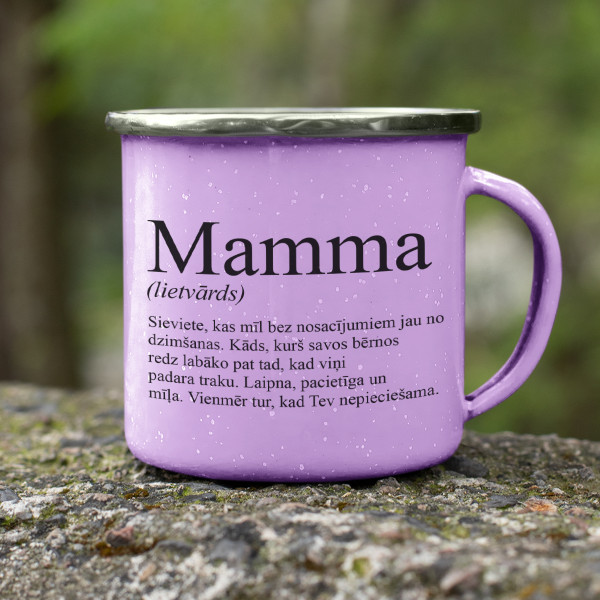 Metāla krūze "Mamma"