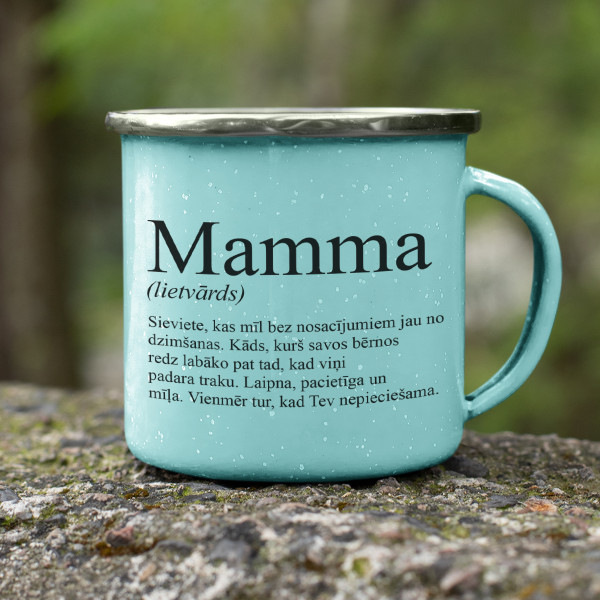 Metāla krūze "Mamma"