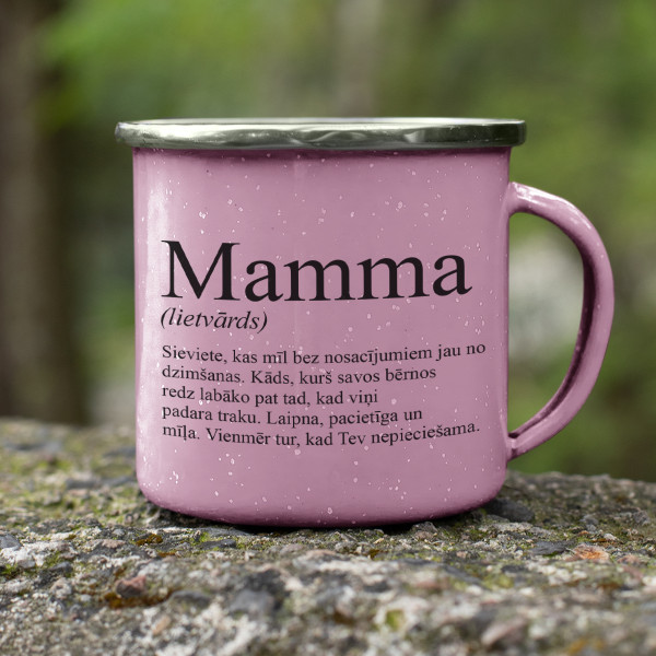 Metāla krūze "Mamma"
