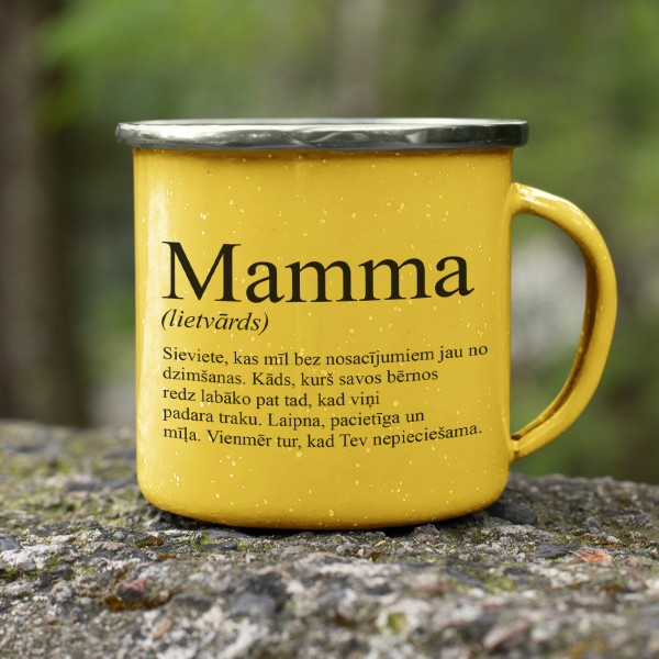 Metāla krūze "Mamma"