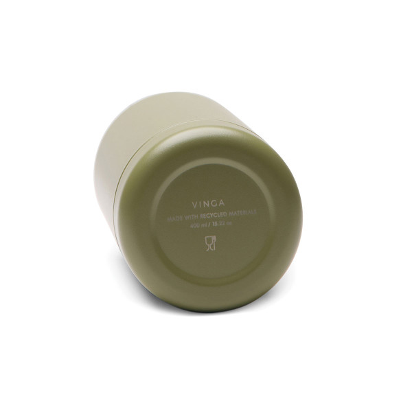 Metāla termo pudele "VINGA Parks" ar Jūsu gravētu tekstu (400ml)