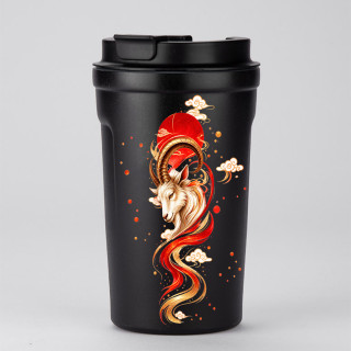 Metāla termokrūze “COLPO” ar ugunīgo kazu (400 ml)