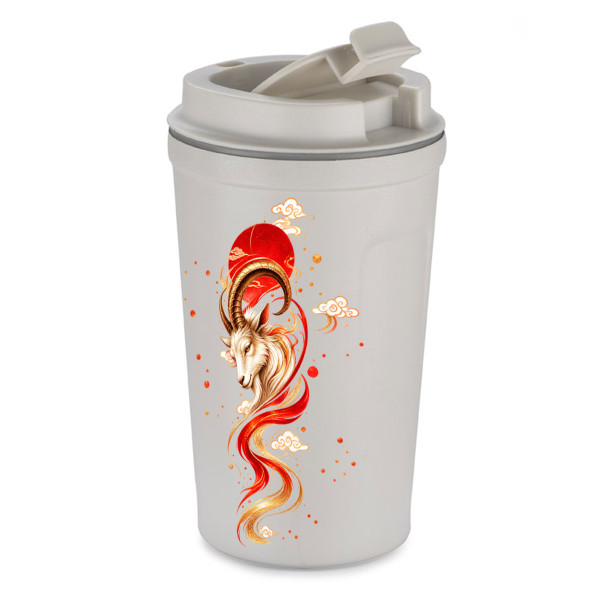 Metāla termokrūze “COLPO” ar ugunīgo kazu (400 ml)