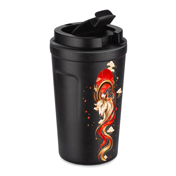 Metāla termokrūze “COLPO” ar ugunīgo kazu (400 ml)