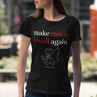 Sieviešu t-krekls "Make Russia small again"