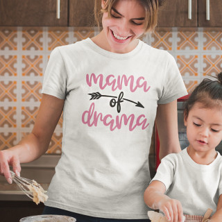 Sieviešu T-krekls "Mama of drama"