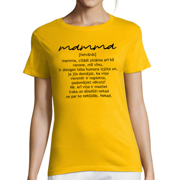 Sieviešu T-krekls "Mamma"