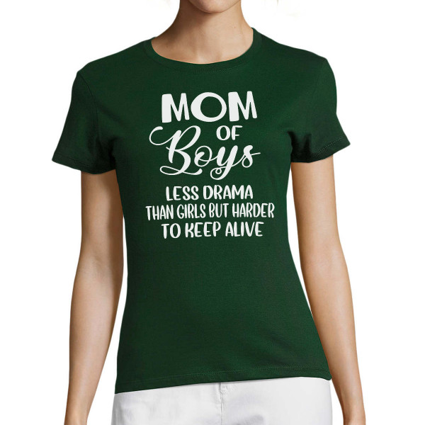 Sieviešu T-krekls "Mom of boys"