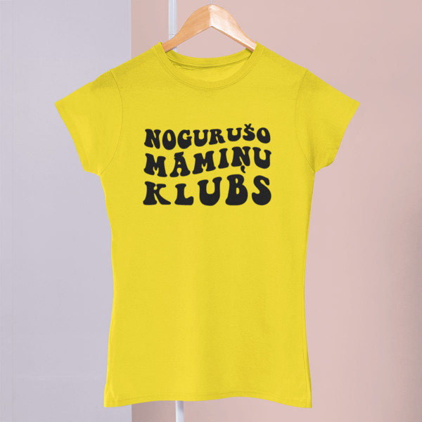 Sieviešu T-krekls "Nogurušo māmiņu klubs"