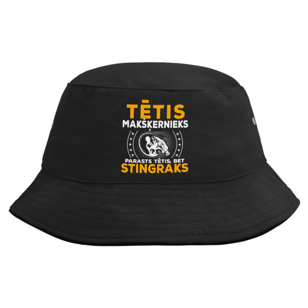 Panamas cepure "Makšķernieks tētis - normāls tētis, bet stingrāks" Panamas cepure "Makšķernieks tētis - normāls tētis, bet stingrāks"