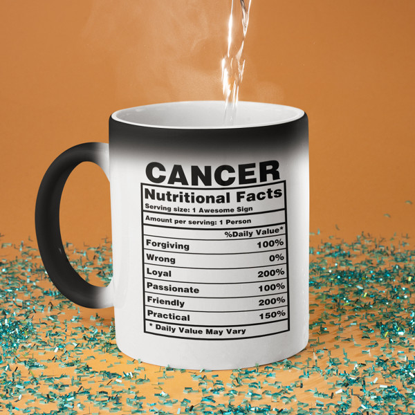 Krūze "Cancer Nutrition Facts"