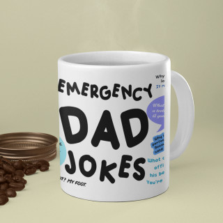 Krūze "Emergency dad jokes"