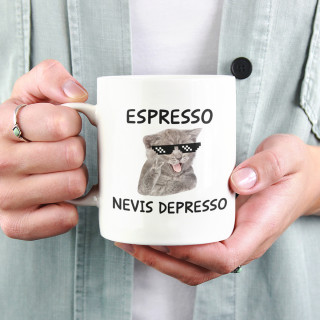 Krūze "Espresso nevis depresso"