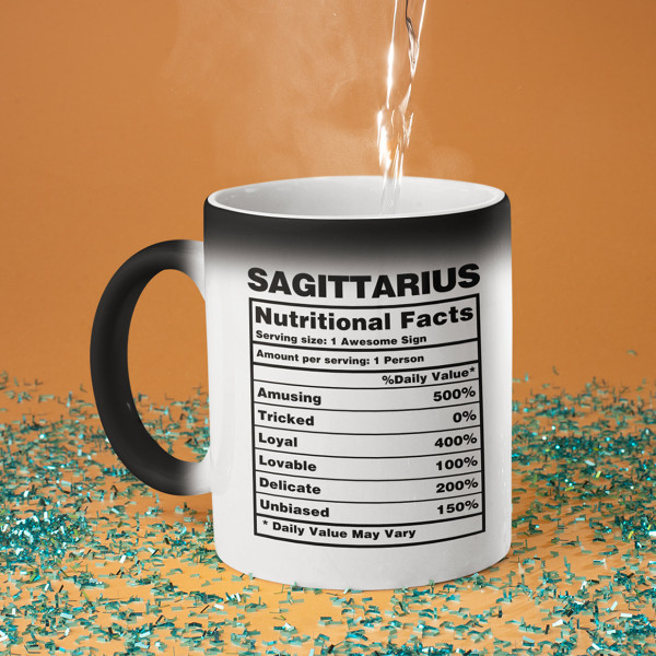 Krūze "Sagittarius Nutrition Facts"