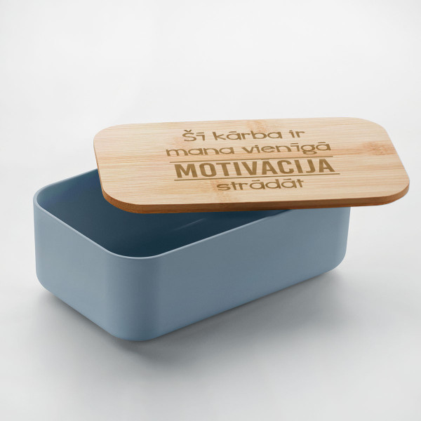 Pusdienu kārba "BEIBABOX - motivācija strādāt"