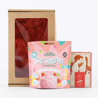 Dāvanu komplekts "Strawberry sex"